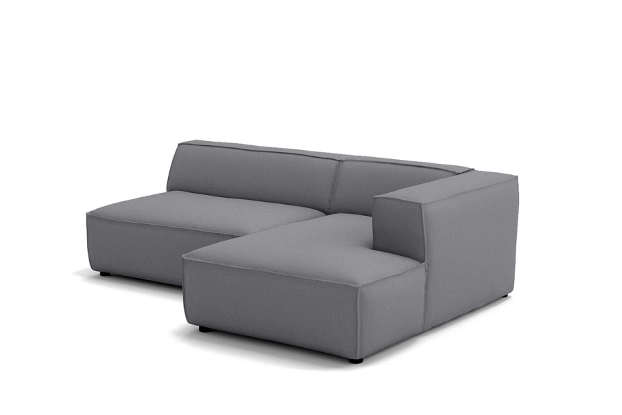 Model MODULARIS WB (wysoki bok) - Modularis WB sofa 2 osobowa + longchair prawy